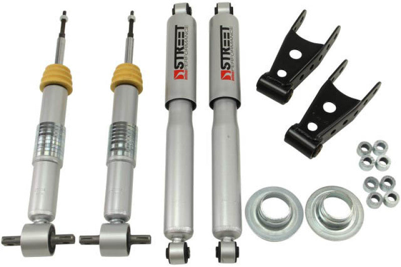 Belltech 14-17 Silver/Sierra All Cabs 2wd 1 or -2in. F/2 or 3in. R Drop W/ SP Shocks Lowering Kits - Mammoth Racing -