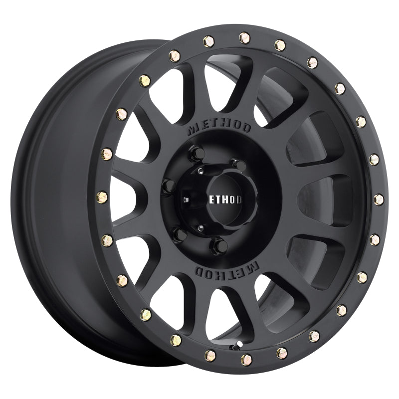 Method Mr305 NV 20x9 +18mm Offset 6x5.5 108mm CB Matte Black Wheel - Mammoth Racing -