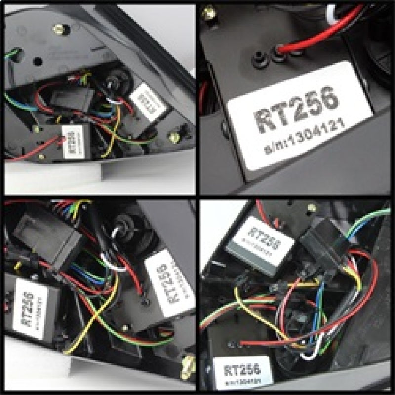 Spyder Mercedes Benz W204 C-Class 11-14 LED Tail Lights - Blk ALT-YD-MBZC11-LED-BK - Mammoth Racing -