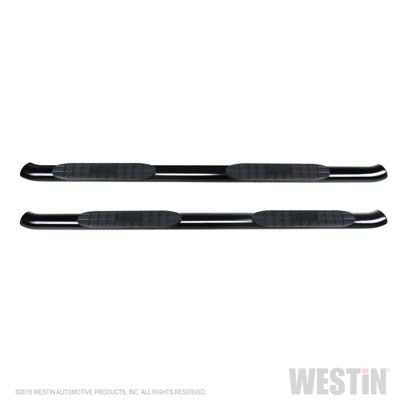 Westin 2019 Chevrolet Silverado/Sierra 1500 Crew Cab Non LD PRO TRAXX 4 Oval Nerf Step Bars - Black - Mammoth Racing -