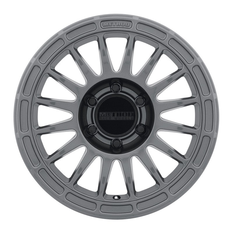 Method Mr314 17x7.5 +24mm Offset 6x4.5 66.1mm CB Gloss Titanium Wheel - Mammoth Racing -