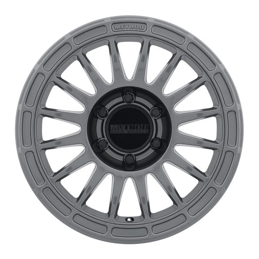 Method Mr314 17x7.5 +24mm Offset 6x4.5 66.1mm CB Gloss Titanium Wheel - Mammoth Racing -