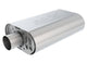 Borla CrateMuffler SBF 289/302 2.5 inch Offset/Center 14in x 4.35in x 9in Oval Muffler - Mammoth Racing -
