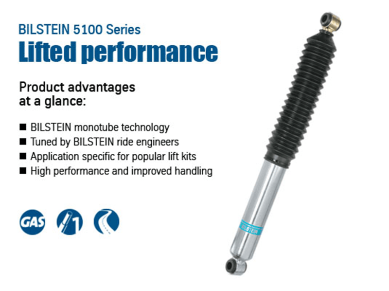 Bilstein B8 5100 Series 14-19 Ford Expedition Front 46mm Monotube Shock Absorber - Mammoth Racing -