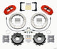 Wilwood Narrow Superlite 4R Rear Kit 12.88in Red 2008-2012 Subaru WRX w/Lines - Mammoth Racing -