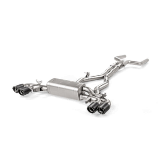 Akrapovic 15-17 BMW X5M (F85) Evolution Line Cat Back (Titanium) w/ Carbon Tips