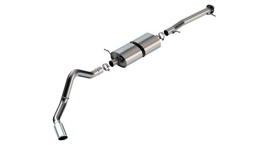Borla 20-22 Chevrolet/GMC Silverado/Sierra 6.6L T-304 SS Cat-Back S-Type Exhaust - Brushed - Mammoth Racing -
