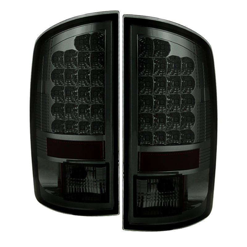 Spyder Dodge Ram 07-08 1500/Ram 07-09 2500/3500 LED Tail Lights Smoke ALT-YD-DRAM06-LED-SM - Mammoth Racing -