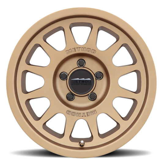 Method Mr703 17x8.5 0mm Offset 5x150 110.5mm CB Method Bronze Wheel - Mammoth Racing -