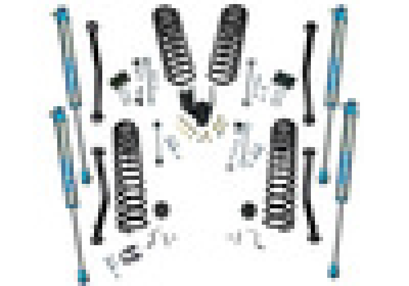 Superlift 18-20 Jeep Wrangler JL Unlimited - 4in Dual Rate Coil Lift Kit w/ King 2.0 Shocks - Mammoth Racing -