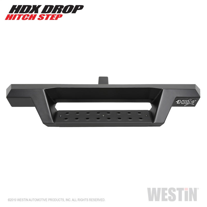 Westin HDX Drop Hitch Step 34in Step 2in Receiver - Textured Black - Mammoth Racing -