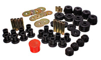 Energy Suspension 72-85 Dodge/Plymouth 1/2 & 3/4 Ton S/C Pickup Black Hyper-Flex Master Bushing Set - Mammoth Racing -