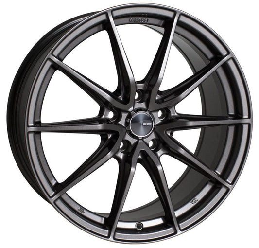 Enkei DRACO 17x7.5 5x114.3 45mm Offset 72.6mm Bore Anthracite Wheel - Mammoth Racing -