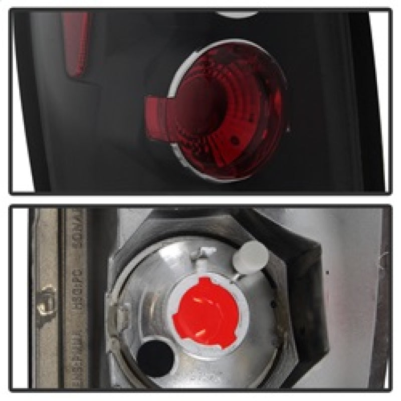 Spyder Chevy Avalanche 02-06 Euro Style Tail Lights Black ALT-YD-CAV04-BK - Mammoth Racing -