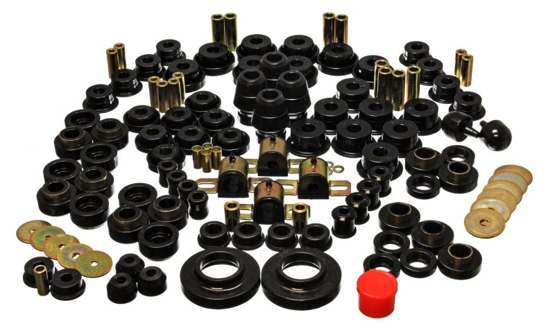Energy Suspension 97-06 Jeep Wrangler TJ Black Hyper-Flex Master Bushing Set - Mammoth Racing -
