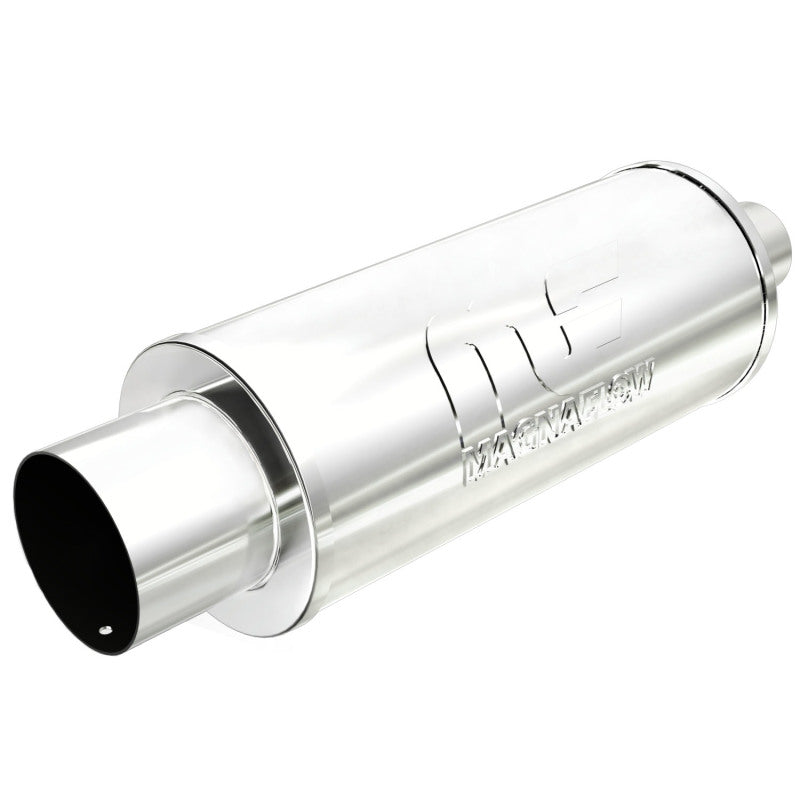 MagnaFlow Muffler W/Tip Mag SS 14x6x6 2.25/4. - Mammoth Racing -