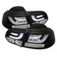 Spyder Volkswagen Golf/GTI 10-13 G2 Type With Light Bar LED Tail Lights Black ALT-YD-VG10-LED-G2-BK - Mammoth Racing -