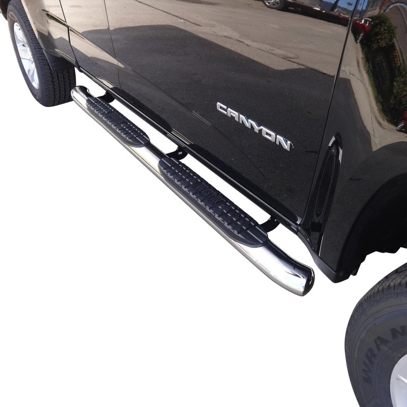 Westin 2015-2018 Chevrolet/GMC Colorado/Canyon Extended Cab PRO TRAXX 4 Oval Nerf Step Bars - SS - Mammoth Racing -