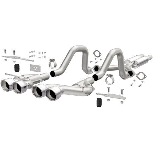 Magnaflow 00-04 Chev Corvette V8 5.7l Comp Series Quad Ctr Rr Exit SS Cat-Back Perf Exhaust - Mammoth Racing -