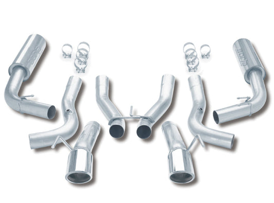 Borla 96-02 Viper GTS/R/T-10 Coupe/Convertible 2dr w/ 2.5in Inlets SS Catback Exhaust System - My Store