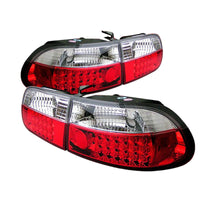 Spyder Honda Civic 92-95 3DR LED Tail Lights Red Clear ALT-YD-HC92-3D-LED-RC - Mammoth Racing -