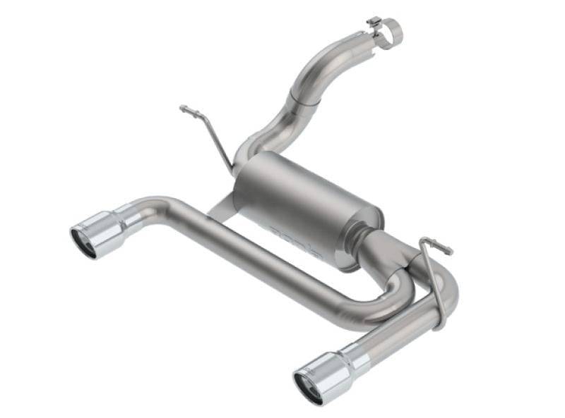 Borla 2018 Jeep Wrangler JL/JLU 3.6L 2DR/4DR ATAK SS Axle Back Exhaust w/3.5in Tips - Mammoth Racing -