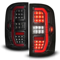 ANZO 14-18 GMC Sierra 1500 Full LED Taillights Black Housing Smoke Lens (w/C Light Bars) - My Store