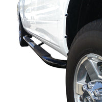 Westin 2010-2018 Dodge/Ram 25/3500 Mega Cab Platinum 4 Oval Nerf Step Bars - Black - Mammoth Racing -