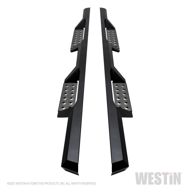Westin 99-13 Chevy/GMC Silverado/Sierra 1500 Ext Cab HDX Nerf Step Bars - Textured Black - Mammoth Racing -