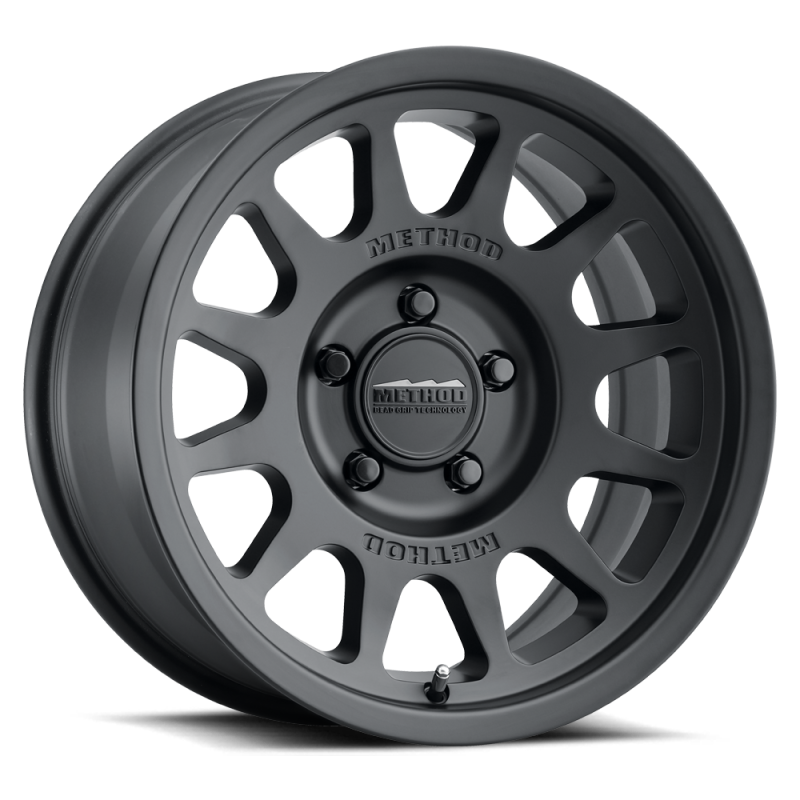 Method Mr703 15x7 +15mm Offset 5x100 56.1mm CB Matte Black Wheel - Mammoth Racing -