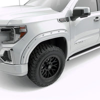 EGR 19-23 Gmc Sierra 1500 Summit Traditional Bolt-On Look Fender Flares White Set Of 4 - Mammoth Racing -