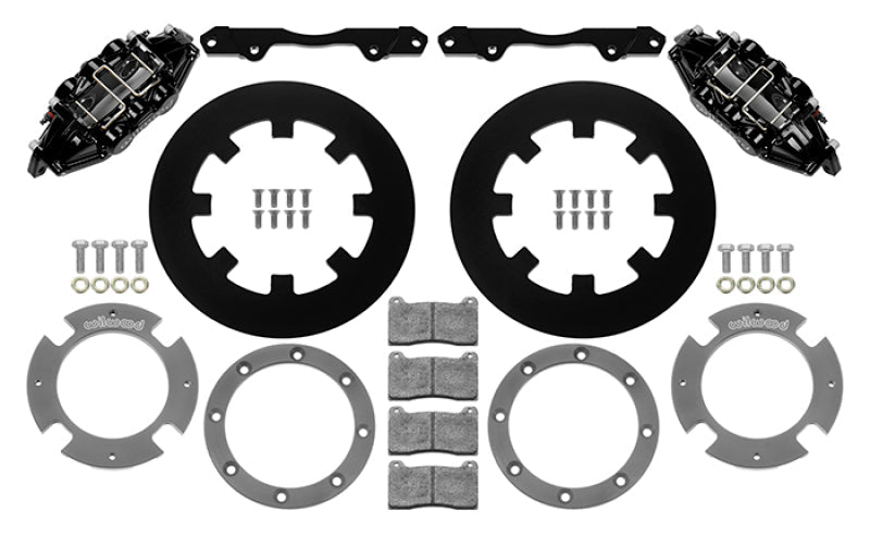 Wilwood 17-21 Can-Am X3rs Black 6-Piston Rear Kit 11.25in - Undrilled Rotors - My Store