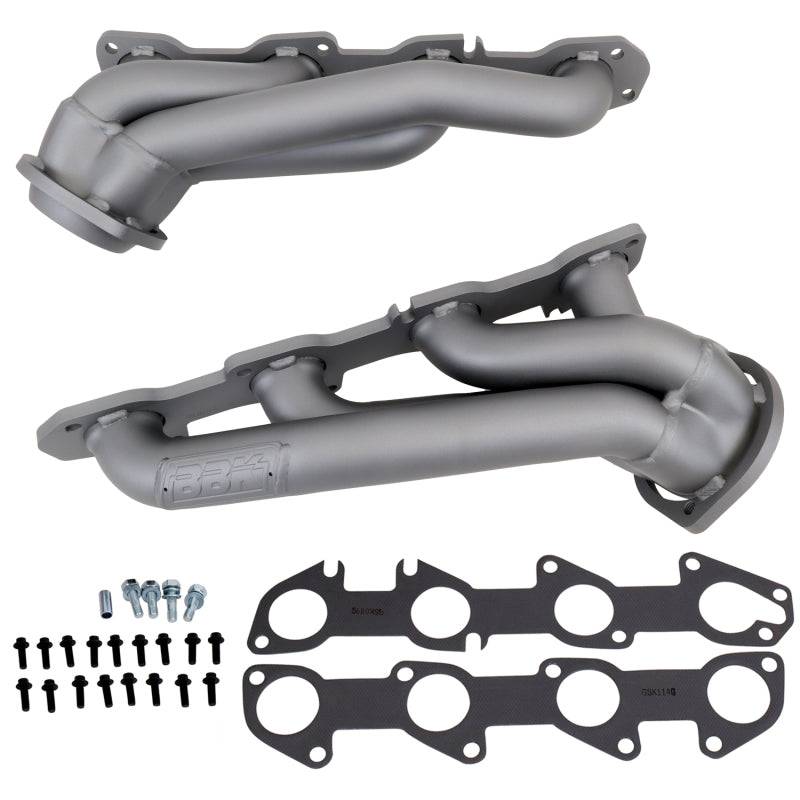 BBK 09-20 Dodge Challenger Hemi 5.7L Shorty Tuned Length Exhaust Headers - 1-3/4in Titanium Ceramic - Mammoth Racing -