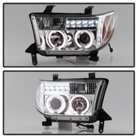 Spyder Toyota Tundra 07-13 Projector Headlights LED Halo LED Chrm PRO-YD-TTU07-HL-C - Mammoth Racing -