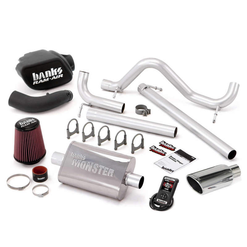 Banks Power 07-11 Jeep 3.8L Wrangler - 4dr Stinger System w/ AutoMind - Mammoth Racing -
