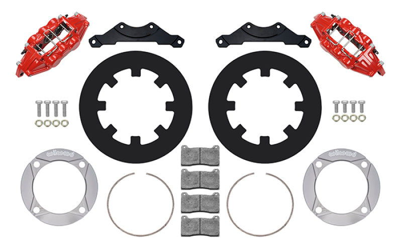 Wilwood 2014+ Polaris RZR XP 1000 Rear Kit 11.25in - Red - My Store