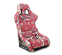 NRG FRP Bucket Seat PRISMA Oriental Longivity Plate Edition W/ Gold Pearlized Back - Large - My Store
