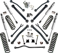 Superlift 07-18 Jeep Wrangler JK 2 Door 4in Lift Kit w/ Fox Shocks - Mammoth Racing -