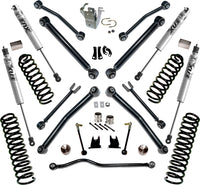 Superlift 07-18 Jeep Wrangler JK Unlimited 4in Lift Kit w/ Fox Shocks - Mammoth Racing -