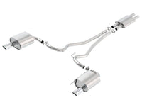 Borla Cat Back 15-17 Ford Mustang 3.7L V6 MT/AT 2.25in Pipe 4in Single Round Rolled Tips - Mammoth Racing -