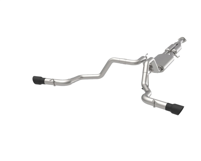 Kooks 2021+ Ford F150 2.7/3.5/5.0l 3in Dual Cat-Back Side Exit Exhaust w/Black Tips - Mammoth Racing -