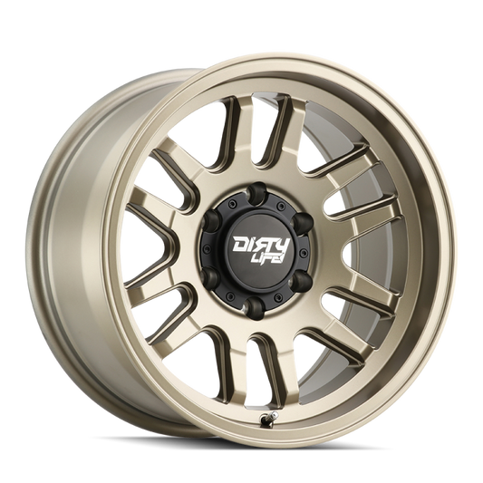 Dirty Life 9310 Canyon 17x9 / 6x135 BP / 0mm Offset / 87.1mm Hub Satin Gold Wheel - Mammoth Racing -