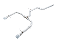 AWE Tuning 18-21 Volkswagen Jetta GLI Mk7 Track Edition Exhaust - Chrome Silver Tips (Fits OEM DP) - My Store