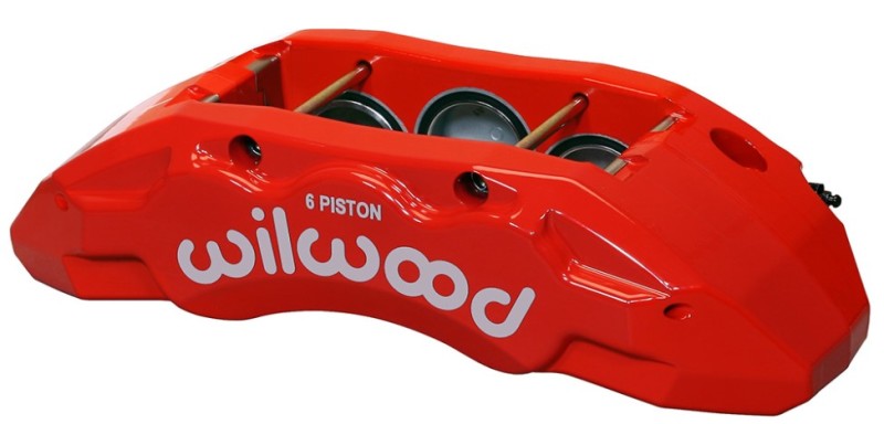 Wilwood Caliper-TX6R- R/H - Red 1.75/1.62/1.62in Pistons 1.38in Disc - Mammoth Racing -