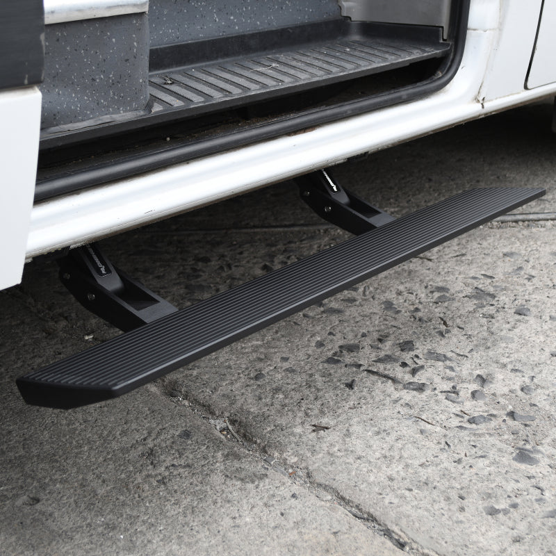 Go Rhino 13-18 Mercedes-Benz Sprinter 2500/3500 Van 3dr E-board E1 Elec. Running Board Kit - Tex Blk - Mammoth Racing -