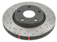 DBA 07-18 Jeep Wrangler (302mm Front Rotor) Front 4000 Series Cross Drilled Rotor w/Blk Hat - Mammoth Racing -