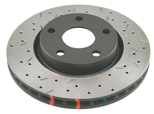 DBA 09 Pontiac G8 GXP V8 6.2L Rear Crossdrilled/Slotted 4000 XS Series Rotor - Black - Mammoth Racing -