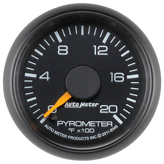 Autometer Factory Match Chevy 2-1/16in FSE 0-2000 Pyro Kit Gauge - My Store