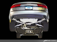 AWE Tuning Audi C7 A6 3.0T Touring Edition Exhaust - Dual Outlet Diamond Black Tips - My Store