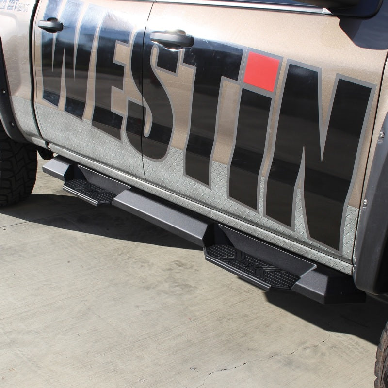 Westin/HDX 07-18 Chevy/GMC Silv/Sierra 15/25/3500 Crew Xtreme Nerf Step Bars - Textured Black - Mammoth Racing -